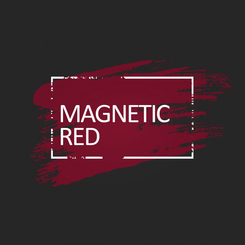 Краска для волос ярко гранатового цвета Unitones 280ml - Magnetic Red - Большая туба